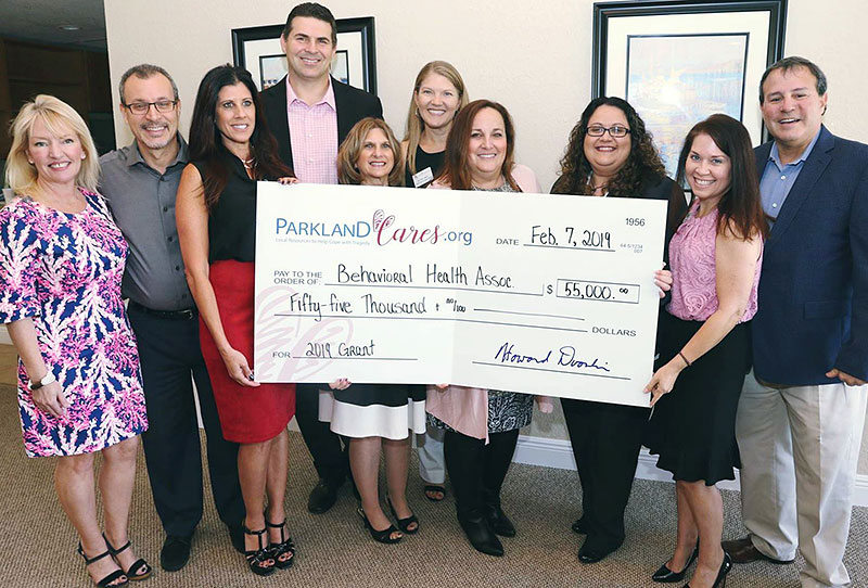 Parkland Cares Grant Award for Behavioral Health Associates